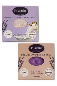 Dr. Lavender Bitkisel Keçi Sütü-Lavanta Katı Sabun 100 gr