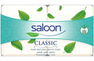 Saloon Beyaz Katı Sabun 4x150 gr