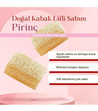 Morado Kabak Lifli-Pirinç Katı Sabun 100 gr