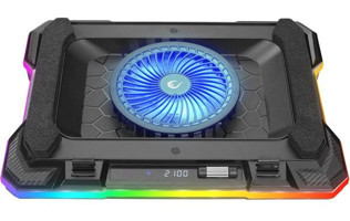 Rampage Cyclone S49 2200 rpm Mini Tek Fanlı RGB Metal 19 inç Gaming Laptop Soğutucu