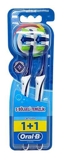 Oral-b Advantage Complete Orta Diş Fırçası Beyaz-Mavi