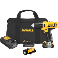 Dewalt DCD710S2T Matkap Tornavida+Fener Seti