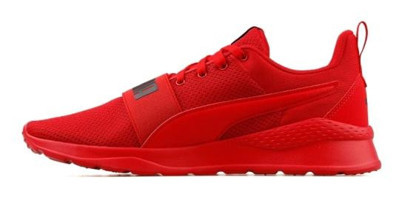 Puma Anzarun Lite Bold 372362-04 Bağcıklı Erkek Günlük Ayakkabı Kırmızı