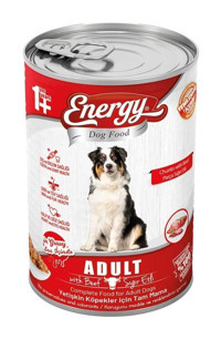 Pet Food Energy Sığır Etli Jöleli-Parça Etli Yetişkin Köpek Maması 400 gr Tekli