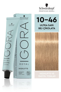 Schwarzkopf Igora Royal Highlifts 10.46 Bej Ultra Sarı Krem Saç Boyası 60 ml