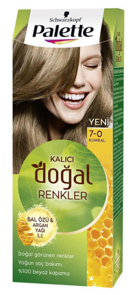 Schwarzkopf Palette Doğal Renkler 7.0 Bal Krem Saç Boyası 50 ml