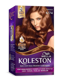 Wella Koleston Set 6.74 Koyu Amber Kumral Krem Saç Boyası 50 ml