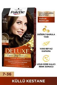 Schwarzkopf Palette Deluxe 7.36 Küllü Kestane Krem Saç Boyası 50 ml