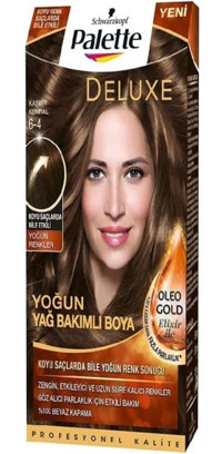 Schwarzkopf Palette Deluxe 6.4 Kaşmir Kumral Krem Saç Boyası 50 ml