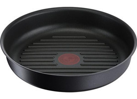 Tefal Ingenio 1X Mix L85840 Titanyum 26 cm Grill Tava Siyah