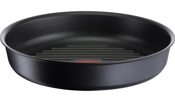 Tefal 1X Ingenio Mix Titanyum 26 cm Grill Tava Siyah