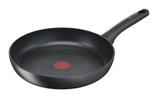 Tefal 3X Ultimate Plastik Saplı Titanyum 30 cm Düz Tava Siyah