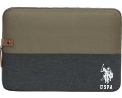 U.S. Polo Assn. PLEVR23696 13-13.3 inç Polyester Su Geçirmez Kılıf Laptop Çantası Haki