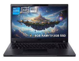 Acer Travelmate P2 TMP215-54-53Z1 NX.VVREY.002 Dahili Iris Xe Graphics Eligible Intel Core i5 1235U 8 GB Ram 512 GB SSD 15.6 inç Full HD Ubuntu Laptop