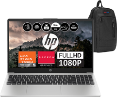 Hp 255 G10 8A547EAP08 Dahili Radeon Graphics AMD Ryzen 5 7530U 16 GB Ram 2 TB SSD 15.6 inç Full HD Windows 11 Pro Laptop + Çanta