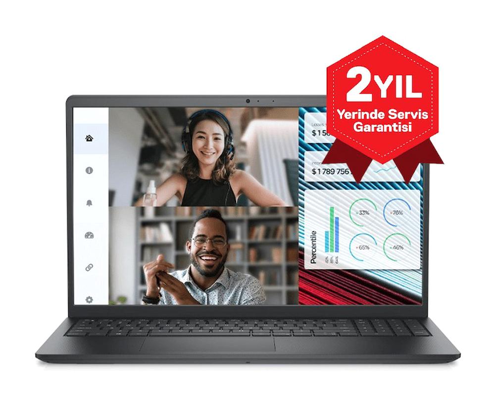 Dell Vostro 3520 N3001PVNB3520UE7 Dahili UHD Graphics Intel Core i3 1215U 24 GB Ram 512 GB SSD 15.6 inç Full HD Freedos Laptop