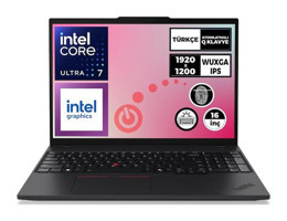 Lenovo ThinkPad T16 Gen3 21MN005BTX006 Dahili Graphics Intel Core Ultra 7 155U 64 GB Ram 2 TB SSD 16 inç WUXGA Freedos Laptop