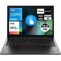 Lenovo ThinkPad L13 Yoga 21FJ00N2TX 005 Dahili Iris Xe Graphics Eligible Intel Core i5 1345U 16 GB Ram 2 TB SSD 13.3 inç WUXGA Windows 11 Pro Laptop