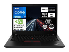 Lenovo ThinkPad P14S 20S40045TX010 Dahili UHD Graphics Intel Core i7 10610U 32 GB Ram 4 TB SSD 14 inç Full HD Windows 10 Pro Laptop