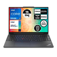 Lenovo ThinkPad E16 Gen1 21JN0007TX 022 Dahili Iris Xe Graphics Eligible Intel Core i7 1355U 24 GB Ram 3 TB SSD 16 inç WUXGA Windows 11 Pro Laptop