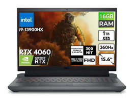 Dell G15 5530 G155530017UBT9 Harici GeForce RTX 4060 Intel Core i9 13900HX 16 GB Ram 1 TB SSD 15.6 inç Full HD Freedos Gaming Laptop