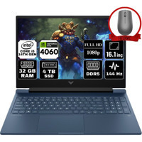 Hp Victus 16 9J263EAA16 Harici GeForce RTX 4060 Intel Core i5 14500HX 32 GB Ram 4 TB SSD 16.1 inç Full HD Freedos Gaming Laptop + Anzar Mouse