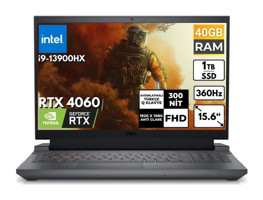 Dell G15 5530 G155530017UBT12 Harici GeForce RTX 4060 Intel Core i9 13900HX 40 GB Ram 1 TB SSD 15.6 inç Full HD Freedos Gaming Laptop