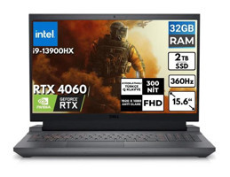 Dell G15 5530 G155530017U Harici GeForce RTX 4060 Intel Core i9 13900HX 32 GB Ram 2 TB SSD 15.6 inç Full HD Freedos Gaming Laptop