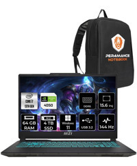 MSI Cyborg 15 A13VE-897XTR Harici GeForce RTX 4050 Intel Core i7 13620H 64 GB Ram 4 TB SSD 15.6 inç Full HD Windows 11 Pro Gaming Laptop + PER4 Çanta