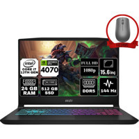 MSI Katana 15 B13VGK-1874XTR-A41 Harici GeForce RTX 4070 Intel Core i7 13620H 24 GB Ram 512 GB SSD 15.6 inç Full HD Windows 11 Home Gaming Laptop + Anzar Mouse