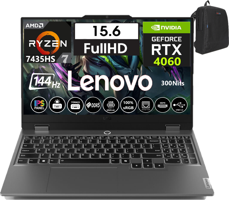 Lenovo LOQ 15ARP9 W83JC000UTR11 Harici GeForce RTX 4060 AMD Ryzen 7 7435HS 48 GB Ram 2 TB SSD 15.6 inç Full HD Freedos Gaming Laptop