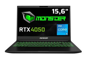 Monster Abra A5 V20.4.5 Harici GeForce RTX 4050 Intel Core i5 12450H 32 GB Ram 1 TB SSD 15.6 inç Full HD Windows 11 Gaming Laptop