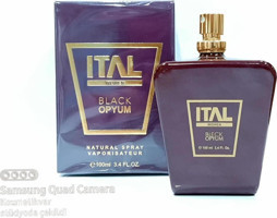 İtal Parfüm Black Opyum EDT Çiçeksi-Fresh-Odunsu Kadın Parfüm 100 ml