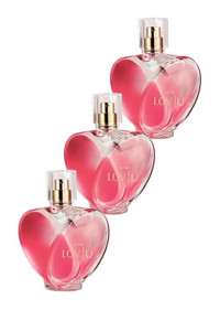 Avon Lov U EDP Amber-Çiçeksi-Oryantal Kadın Parfüm 3x50 ml