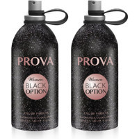 Prova Black Option EDP Çiçeksi-Misk-Portakal Kadın Parfüm 2x100 ml