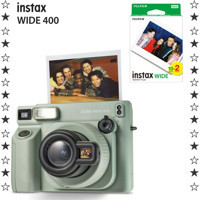 Fujifilm Instax Wide 400 Şipşak Full HD Kompakt Dijital Fotoğraf Makinesi Yeşil + 20 Adet Fotoğraf Filmi