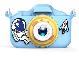 Eternal Luck Astronot Mini Full HD Kompakt Dijital Fotoğraf Makinesi Mavi