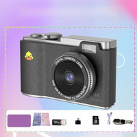 Tuomeng 2.4 inç Full HD Kompakt Dijital Fotoğraf Makinesi Siyah