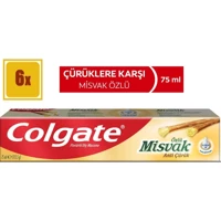 Colgate Misvak Özlü Florürlü Diş Macunu 6x75 ml