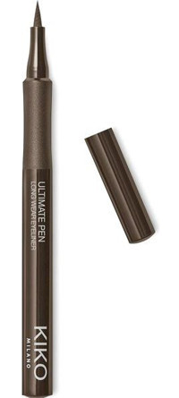 Kiko Milano Ultimate Pen 02 Suya Dayanıklı Mat Koyu Kahverengi Kalıcı İnce Uçlu Keçe Likit Eyeliner