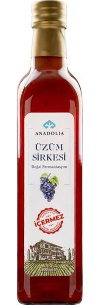 Anadolia Doğal Fermantasyon Üzüm Sirkesi 500 ml