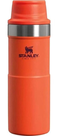 Stanley Classic Trigger-Action Paslanmaz Çelik 350 ml Outdoor Matara Termos Turuncu