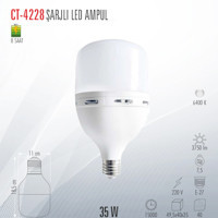 CATA CT-4228 ŞARJLI LED AMPUL