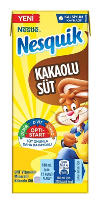 Nestle Nesquik Pastörize Kakaolu Süt 180 ml