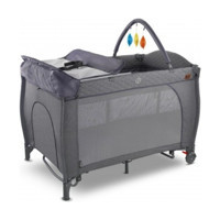 Baby Hope BH-1040 Nova 25 kg Kapasiteli Ayarlanabilir Katlanabilir 60x120 cm Park Yatak Gri