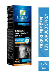 Bioder 4'lü Set Hassas-Tüm Ciltler İçin Tüm Vücut Erkek Tüy Dökücü Sprey 4 x 175 ml