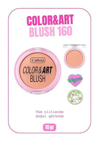 Callista Color Art Blush 160 Rosy Glow Doğal Toz Allık