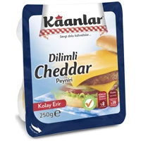 Kaanlar Dilimli Cheddar İnek Peyniri 250 gr