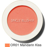 The Saem Single Mandarine Kiss Işıltılı Toz Allık