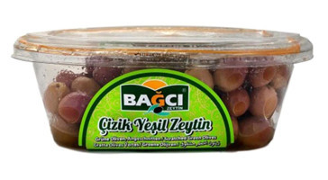 Bağcı Az Tuzlu Salamura Çizik Yeşil Zeytin Paket 200 gr